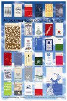 Air Sickness Bags Around The World Poster (shipping included)